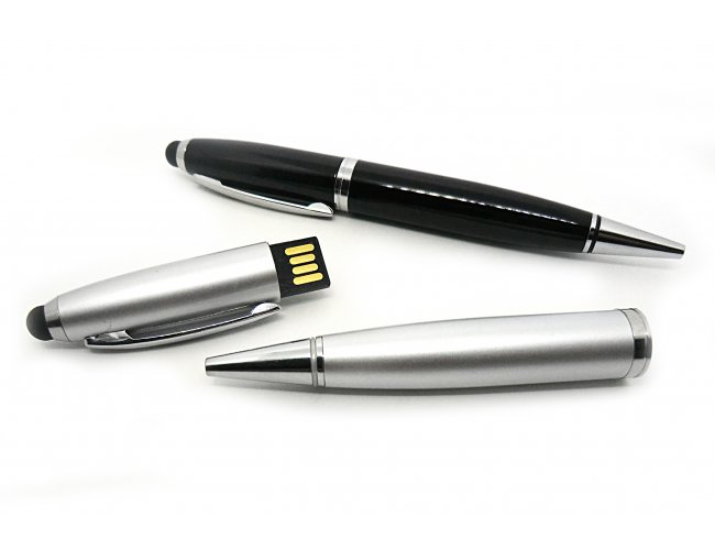 Canetas Pen Drives Personalizadas De Metal Com Touch